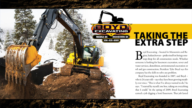 Boyd Excavating â€“ Taking the extra step