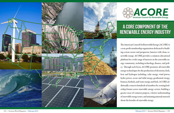 The American Council On Renewable Energy (ACORE) The American Council On Renewable Energy (ACORE)