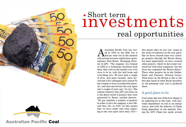 Australian Pacific Coal Australian Pacific Coal