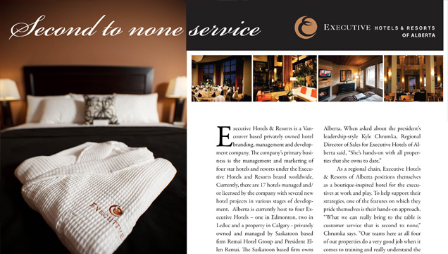 Executive Hotels & Resorts of Alberta – Second to none service Executive Hotels & Resorts of Alberta – Second to none service