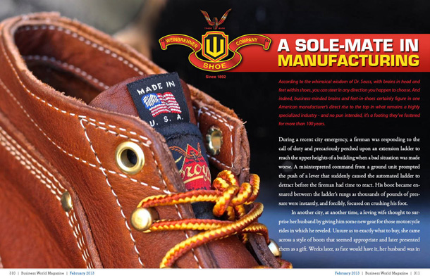 Weinbrenner Shoe Company A Sole-Mate in Manufacturing