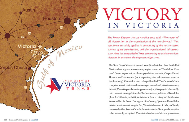 The Texas City of Victoria The Texas City of Victoria